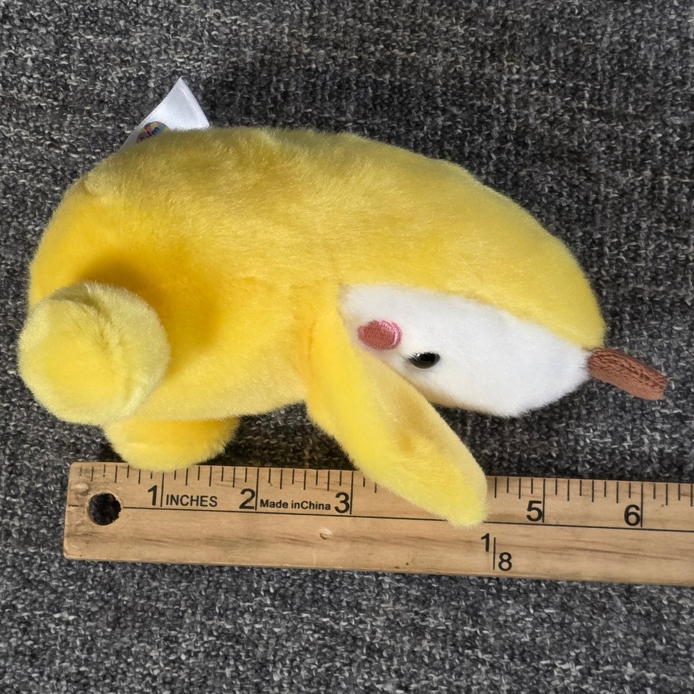 Aurora Palm Pals Banana Yellow Fruit Plush Stuffed Toy 6" - Picture 5 of 5